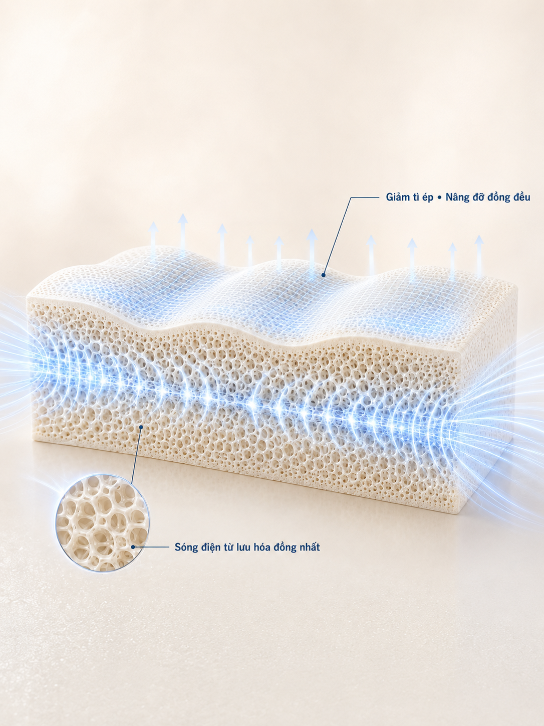 Công nghệ Talasilver Wave của Dunopillo – ảnh slider dọc