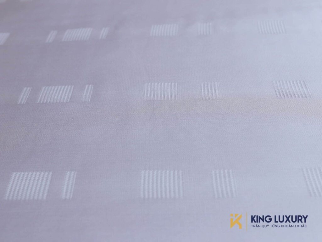 Bộ chăn ga Katakura Tencel Pro Tím Hoa Dệt