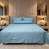 Bộ chăn ga Nature Home Standard Tencel Cotton Mộc Hoa Trắng