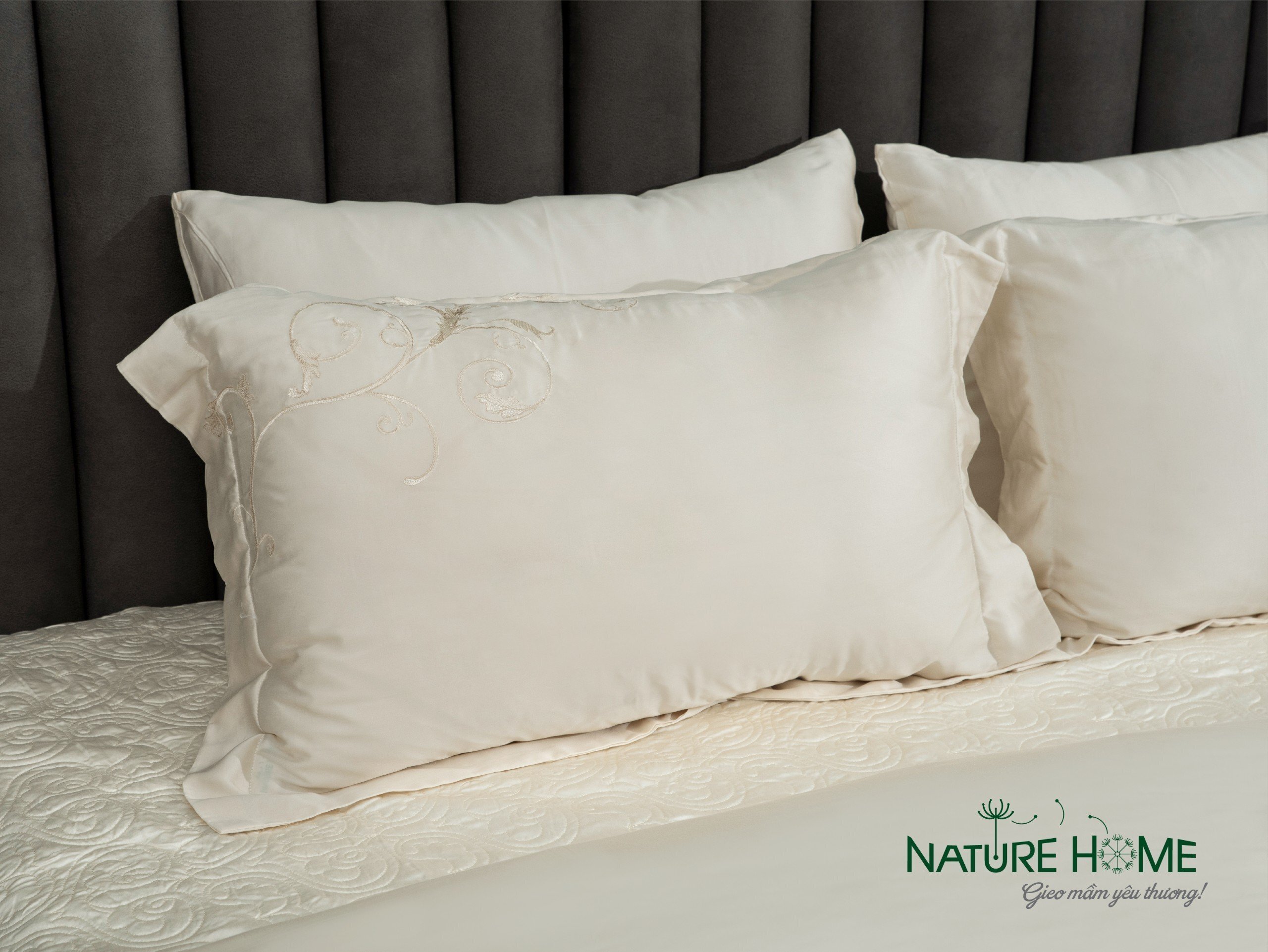 Bo chan ga Nature Home Tencel Khat vong vang