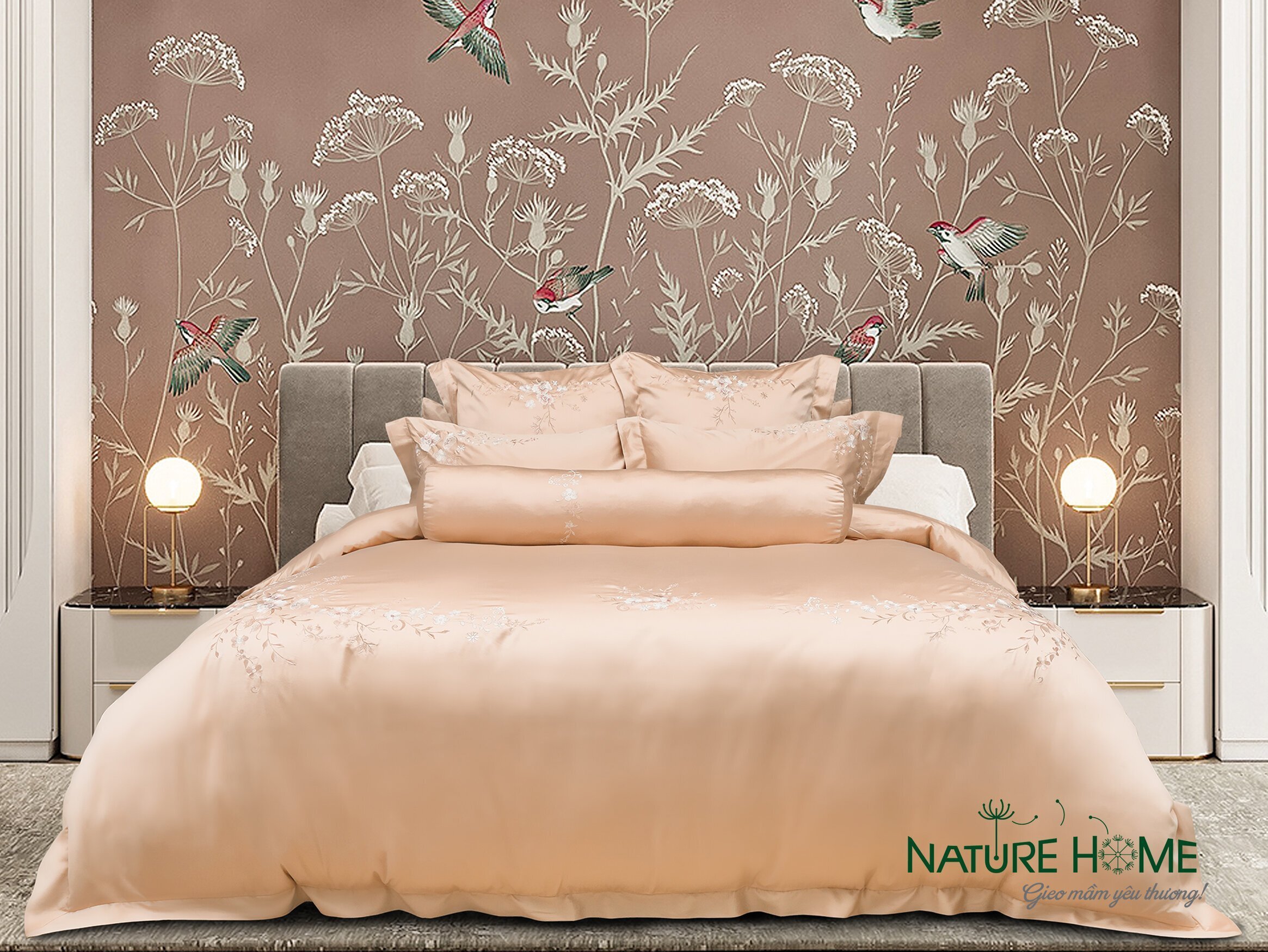 Bộ chăn ga Nature Home Cotton Doris