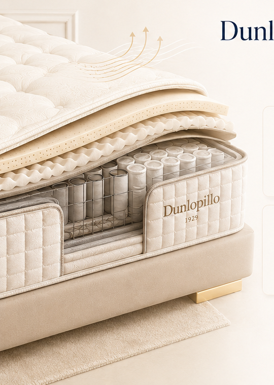 Dunopillow mattress cutaway